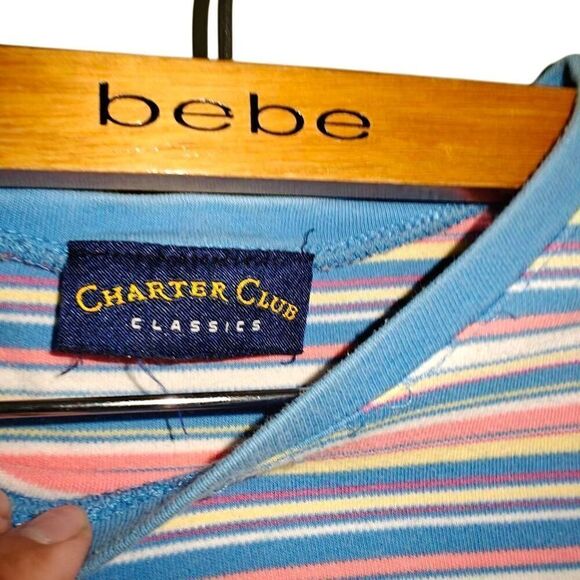 Charter Club Vintage Pastel baby Tee - Picture 5 of 5